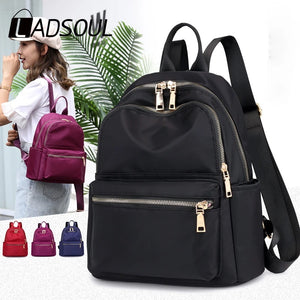 Ladsoul Nylon Travel Shoulder Bag Soft School Bag for Teenage Girls