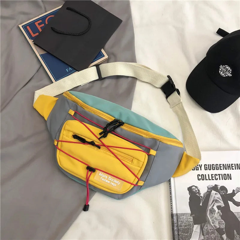 Ladsoul Hip Hop Bags High Outdoor Big Belt Waist Packs Large Capacity Waist Bag