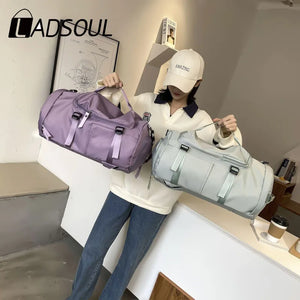 Ladsoul Large Capacity Printed Beach Travel Backpack Women's Bag