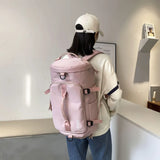 Ladsoul Large Capacity Printed Beach Travel Backpack Women's Bag
