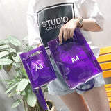 Lady 2 in 1 Pvc Transparent Jelly Pack Shoulder-slung Mini Girl