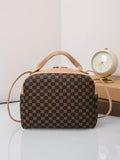 Plaid Shell Bag Crossbody Handbag for Women