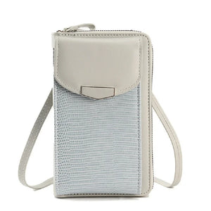 Snake Pattern Crossbody Bag for Women Small Purse Long Shoulder Bag