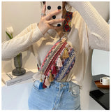 Bohemian Crossbody Purse Fringe Tassel Waist Pack Bum Bag