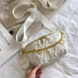 Lady Denim Waist Bag Clutch Female Belt Bags Fanny pack High Ladies Crossbody Ch