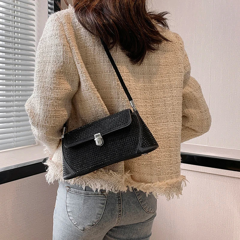 Sparkling Diamond Shoulder Bag for Women