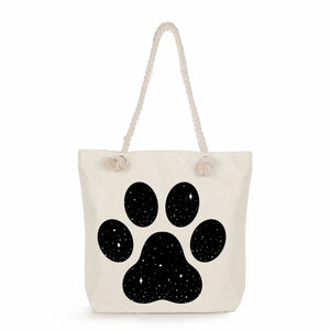 Women's Star & Dog Print Shoulder Bag