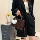 Women Felt Shoulder Bag Casual Portable Clutch Purse Handbags