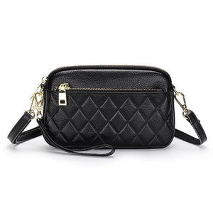 Lady Flap Bag Leather Crossbody Clutch Handbag