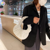Women's Winter Plush Shoulder Bag Soft Cloud Handbag
