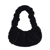 Women's Winter Plush Shoulder Bag Soft Cloud Handbag