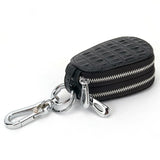 Crocodile Pattern Double Layer Zipper Key Wallet