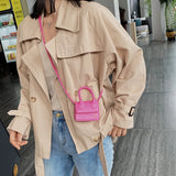 Embroidered Mini Crossbody Bag for Women Sweet Purses Girls Messenger Bags
