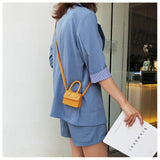 Embroidered Mini Crossbody Bag for Women Sweet Purses Girls Messenger Bags
