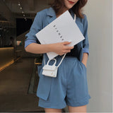 Embroidered Mini Crossbody Bag for Women Sweet Purses Girls Messenger Bags