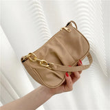 Lady One Shoulder Subaxillary Bag Large Capacity Casual