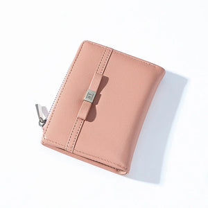 Lady Purse Women's Wallet Short Bowknot Student Wallet Card Small Change Wallet