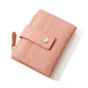 Short Wallets PU Leather Female Purses Card Holder Wallet