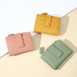 Short Wallets PU Leather Female Purses Card Holder Wallet