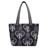 Nylon Women's Crossbody Bag Flowers Tote Top-handle Bag