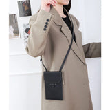 Crossbody Phone Bag Lady Small Cow Leather Women Shoulder Bag