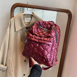 Lady Space Padded Women's Small Backpack Cotton Backpacks Girls Travel Bagpack