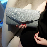 Lady Wedding Clutches Handbags Chain Shoulder Bling Bags