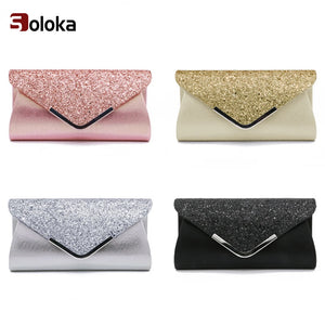 Lady Wedding Clutches Handbags Chain Shoulder Bling Bags