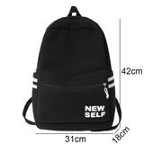 Lady Nylon Laptop Teen College Backpack Women School Bag