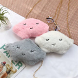 Lady's Lovely Plush Cloud Shoulder Bag
