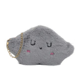 Lady's Lovely Plush Cloud Shoulder Bag