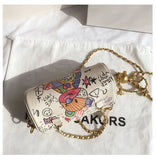Women's Chain Shoulder Bag Small Square Handbag for Phone