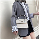Small Square Chain PU Leather Handbag for Women
