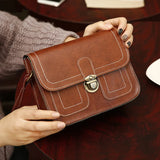 Women's Crossbody PU Leather Handbag Square Pack
