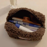 Plush Lamb Cosmetic Bag Large Capacity Storage Bag