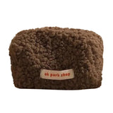 Plush Lamb Cosmetic Bag Large Capacity Storage Bag