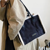 Lamb Wool Crossbody Bag Women's Casual Handbag