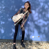Soft Plush Women Messenger Bag Large Capacity Winter Shoulder Bags