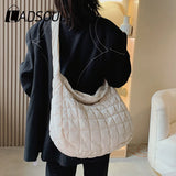 Landsoul Autumn Large-Capacity Dumpling Bag Crossbody Shoulder Bag