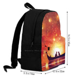 Teen College Student Backpack Laptop Travel Bags with Lantern Theme