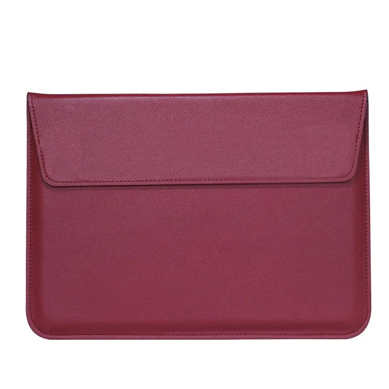 Laptop Protective Bag Shockproof PU Leather Case HSJ88