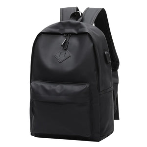College Laptop Backpack USB Charging Port Waterproof School Bags