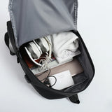 College Laptop Backpack USB Charging Port Waterproof School Bags