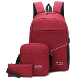 Men's Laptop Backpack Office Work Business Bag Travel Bag