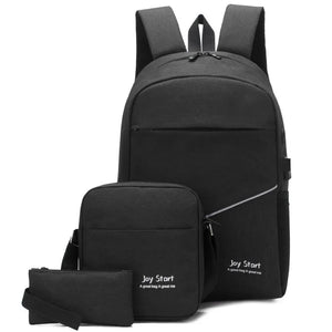 Men's Laptop Backpack Office Work Business Bag Travel Bag