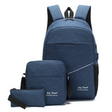 Men's Laptop Backpack Office Work Business Bag Travel Bag
