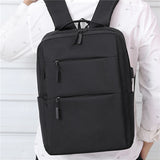 Thin Light Laptop Backpack Anti Theft USB Charge