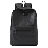 Men's Vintage PU Laptop Backpack Travel Rucksack Schoolbag