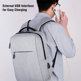Laptop Backpack with USB Charging Port Water Resistant Outdoor Sports Daypack