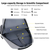 Laptop Backpack with USB Charging Port Water Resistant Outdoor Sports Daypack